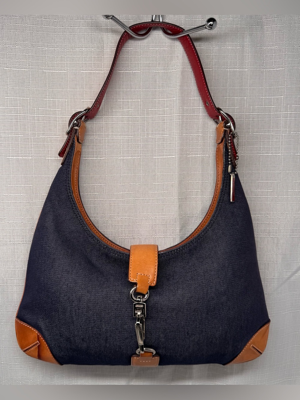 Coach vintage denim mini Hampton- EUC !!